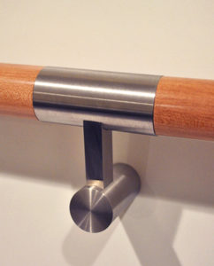 Wood and stainless steel Kubit Railing Systems