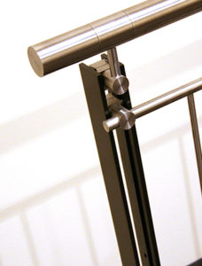 ferric railing system with steel pickets